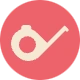 Pictogramme mètre de mesure corail